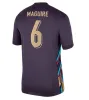 S-4xl 24 25 Maglie da calcio Euro Cup d'Inghilterra Kane Sterling Grealish Mount Bellingham Saka Trippier National Team Football Men Kids Full Kits AAA