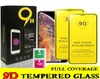 iPhone 12 11 Pro Max XS XR 8 7 Plus Samsung A20 LG 스타일로 5 K40 패키지 5656665 용 9d Full Cover Tempered Glass Screen Protector 5656665