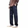 joggers Men Autumn Casual Pants Fi Wide Leg Loose Fitting Sports Straight Tube American High Street Pure Cott Mens Pants J8ub#