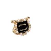 20style retro ontwerper voor vrouwen mode dubbele letter ringen elegante stijl eenvoudige ring bruiloft feest cadeau sieraden