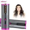 Irons Automatic Hair Curler Iron Cordless Curling Iron USB Rechargeable Air Wireless Curlers For Curls Waves LCD Display Ceramic Curly