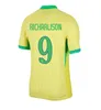 Футболки сборной Бразилии 2024 года NEYMAR JR VINI JR Camiseta de futbol PAQUETA RAPHINHA 22 24 майки MARQUINHOS brasil RICHARLISON МУЖЧИНЫ ДЕТИ 16-28 S M L