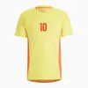 24/25 Colombia James Soccer Jerseys Kids Kit 2025 Columbia National Football Shirt Home Away Camisetas 2024 Copa America D.Valoyes Arango C. Chucho Cuadrado