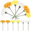 装飾的な花ステムを備えた人工マリーゴールド模倣ウェディングホームデコレーションガーランドの家庭用フェイク
