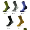 Chaussettes pour hommes Hommes Automne 38-43 et qualité de couleur Casual Assorti Printemps Haute Sports Épais UE Respirant Chaud 2024 5 Drop Livraison Appa Otk2M