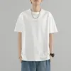 Men's T Shirts Shirt For Men 2024 Clothing Fitness White O Neck Anime Man T-shirt Male Oversized Tops T-shirts Goth Punk