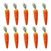 Fleurs décoratives 10 pièces mousse de pâques cuisine maison de poupée légumes réalistes Mini artificielle bricolage ferme Simulation magasin de carottes maison