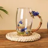 Verres à vin, tasse à thé, tasses fantaisie, cadeaux pour femmes, ensembles de tasses