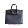 Hremms Birkks High End Designer Bola de couro genuíno para mulheres Bolsa de padrões de padrões Bola de grande capacidade Casamento de noiva Original 1: 1 com logotipo e caixa de verdade