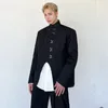 luzhen 2024 Primavera Trendy orlo asimmetrico originale sottile cinese cappotto da uomo bello alla moda elegante giacca da strada Nuovo 407c40 F8HY #