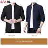 Kvalitet Casual Men's Jacket Solid Color Stand Collar Social Jacket Men Spring Autumn New Blazers For Men Office Dr Coat L-3XL 80ac#