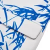 青い竹のパターンデザインで印刷されたメンズパーティーカジュアルジャケットウルトラシンシンフィッティングメンズ衣料品印刷セットメンズウェディングジャケット240327