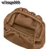 Bottegvenetas Pouch the Designer Handbags 2024 Leder Cloud Bag Wrinkled Dumpling Bag One Shoulder Messenger Hand Dumpling Handbag