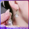 Dangle Ohrringe 2pairs Elegant Opal Ohrring für Frauen Perlenohr Ohr Stud Koreaner Mode Schmuck Hochzeitsfeier Geschenkgroßhandel Großhandel