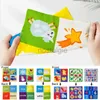 Baby Intelligence Toys Montessori Boxes Toys Niemowlęta wzdłuż magicznej tkanki Zabawka 6-12 miesięcy Rozwój Sensory Game 240327