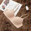 Bras Sets Women Sexy Bra Solid Color Soft Lingerie Simple Underwear Beautiful Back Breathable No Metal Wire Support Motion Corset