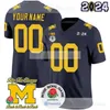 Camisas de futebol da NCAA Michigan Wolverines 9 J.J.McCarthy 13 Jack Tuttle 2 Blake Corum 7 Donovan Edwards 36 Kalel Mullings 1 Roman Wilson 18 Colston Loveland