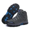 Sapatos de fitness hikeup inverno caminhadas masculinas à prova dwaterproof água ao ar livre botas trekking esporte alta superior montanha escalada pesca tênis