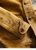 Schneider Brando American Vintage Tea-Core Wildleder Rindsleder Wed und Distred Western Classic Jacke X899#