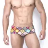 Herren-Bademode, Badebekleidung für Herren, Retro-Gitter-Bikini-Badeanzüge, Bade-Boxershorts, Board-Surf-Shorts, klassischer brasilianischer Schnitt, Strand-Unterwäsche, Slips 24327