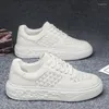 Casual Shoes Luxury Men's Breattable Little White Cresatile High End Soft Sole Anti Slip Sports and Running