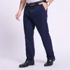 big Size Autumn Men's Suit Pants Terno Masculino Busin Pants 38-52 Elastic Straight Loose Work Lg Pants Trousers for Men W0yB#