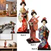 زينة حديقة Kimono Dolls Oriental Doll Ornament العرقية اليابانية Geisha Lady تماثيل لغرفة نوم غرفة المعيشة غرفة المعيشة فتاة