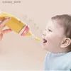 Baby Bottles# BBET Squeeze Feeding Bottle Silicone Newborn Infant Training Rice Spoon Infant Glutamate Food Supplement Safety Label L240327