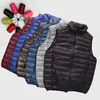 new Men Spring Down Vest Jackets Men's Lightweight Water-Resistant Packable Puffer Sleevel Vest Coats Big Size 5xl 6xl G7sE#