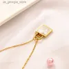 Pendant Necklaces Luxury Golddiamond Pendant Necklace Designer Fourleaf Clover Love Gifts Necklace Summer Womens Fashion Travel Vacation High Quality Necklace S
