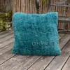 Pillow CX-D-79U Hand Knitted Genuine Fur Cover Decorative Pillowcases