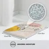 Carpets Abstract Female Doormat Rug Carpet Mat Footpad Bath Polyester Non-slip Entrance Kitchen Bedroom Washable Removal