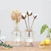 Vaser transparent glasblomma vasdekorationer moderna hydroponiska torkade blommor ornament för heminredning vardagsrumstillbehör