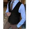 Serge Casual Chaleco Steampunk Hombre formal Ambo Chalecos para mujeres Gótico Chaleco Traje Masculino Wang Sleevel Deportes Conjuntos m7sz #