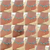 Anklets Vintage Starfish Pendant for Women 2023 Beach Stone Beads Anklet Bohemian Ankel Armband On Leg Summer Foot Jewelry Drop Deli Dhl1p