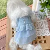 Dog Apparel Puppy Clothes Pet Dress Cat Princess Skirt Chihuahua Poodle Yorkshire Maltese Pomeranian Shih Tzu Small Clothing Costume