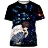 Japansk anime dödsanteckning 3d tryckt t-shirt män kvinnor fi casual harajuku stil t skjortor streetwear hip hop män kläder l4bh#