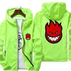 Ripper Spitfire Zombie Wheels Bomber Männer Jacke Plus Größe Dünne Windjacke Haut Ultraleicht Slim Fit Pilot Mit Kapuze Mantel Radfahren G7m2 #