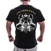 uomini palestra Fitn maglietta uomo muscoloso 3d stampato Tee Shirts traspirante Sport Tops Quick Dry maniche corte donna Casual Streetwear h0BV #
