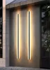 Outdoor Wall Lamps Long Strip LED Lamp Waterproof Linear Light Villa Garden Pillar Porch Corridor Front Door5528239