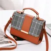 Borse a spalla Retro Vrouwen Handtas Dames Crossbody Messenger Hoge Kwaliteit Pu Leer Vrouwelijke Flap Schoudertas 2024 Nieuwe Collectie