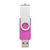 USB-Flash-Laufwerke, rosafarbenes Metall, drehbar, 32 GB, 2,0-Stift-Laufwerk, Daumenspeicher, ausreichend Speicherstick für PC, Laptop, Buch, Tablet, Drop-Lieferung, Comp Otx80