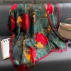 الأوشحة Silk وشاح Womens Shawl Womens Shawl Wrap Womens Warmth and Leisure Darf المستخدمة في الديكور في الهواء الطلق خلال السفر الموسمي Q240326