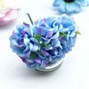 Fleurs décoratives 3cm Imitation de bouquet de rose en soie artificielle pour Garland Corsage Box Scrapbooking Mariage Craft