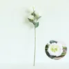 Fleurs décoratives 70cm 4 têtes Platycodon longue tige fleur en soie Grandiflorum réaliste artificielle El