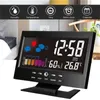 Table Clocks Weather Digital Time/date/week/alarm/temp/humidity/weather/snooze Indoor Backlight Display Station Alarm Led Snooze Clock