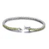 UMCHO 925 Sterling Silver Peridot 2MM Tennis Bracelet Womens Bracelets Party Gift Fashion Fine Jewellery 240327