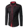 Jeansian printemps automne caractéristiques chemises hommes chemise décontractée arrivée à manches longues décontracté coupe ajustée chemises masculines Z034 220706