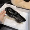 Mulheres mocassins sapatos femininos calçados casuais tênis tamancos oxfords deslizamento em modis estilo britânico preto apartamentos redondo toe dre 240320