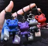 Creative color change bear key chain cartoon personality backpack hanging car chain men's and women's doll small gift